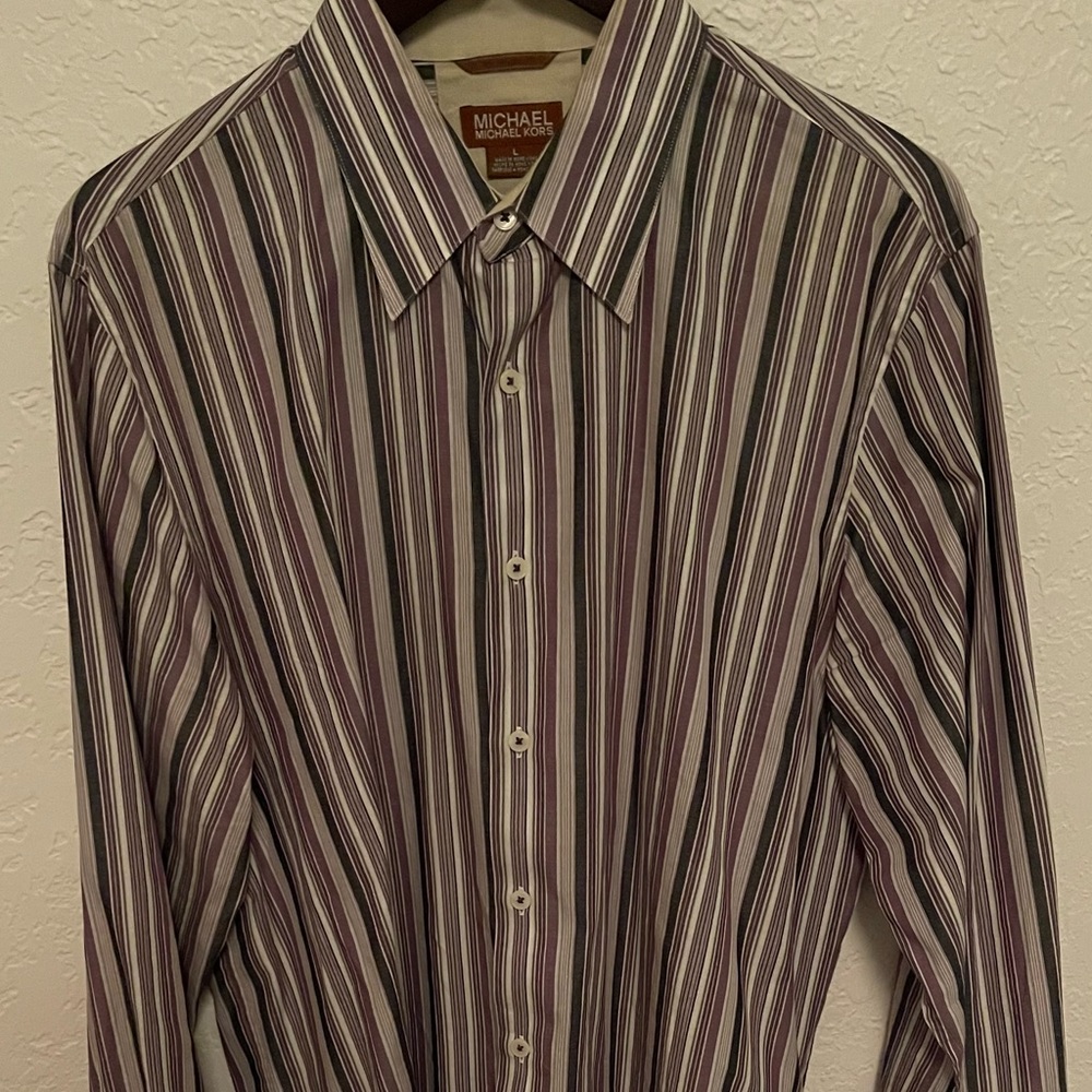Michael Kors dress shirt gentle use/dry clean